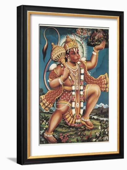 God Hanuman-null-Framed Art Print