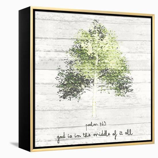 God Is in the Middle-ALI Chris-Framed Premier Image Canvas