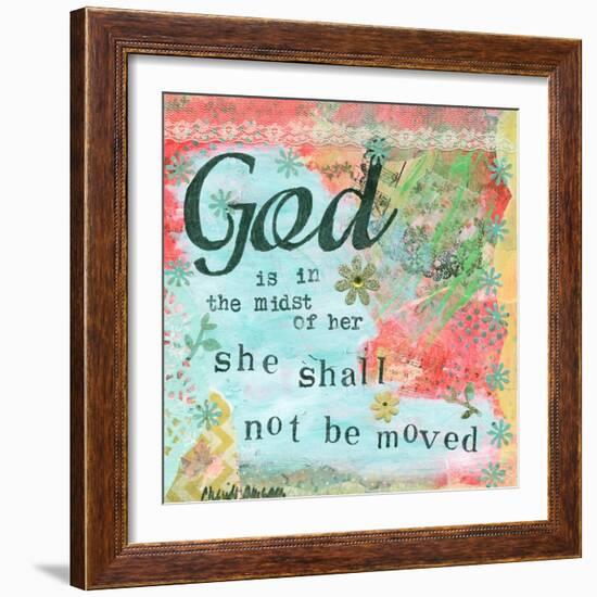 God Is In The Midst-Cherie Burbach-Framed Art Print