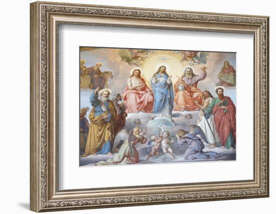 God, Jesus and Mary, Vatican Museum, Vatican, Rome, Lazio, Italy, Europe-Godong-Framed Photographic Print