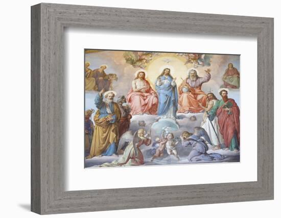 God, Jesus and Mary, Vatican Museum, Vatican, Rome, Lazio, Italy, Europe-Godong-Framed Photographic Print