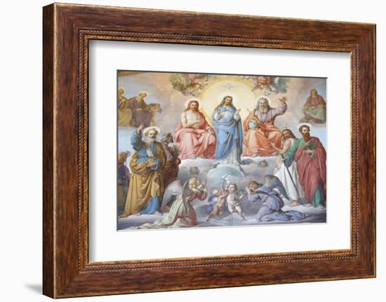 God, Jesus and Mary, Vatican Museum, Vatican, Rome, Lazio, Italy, Europe-Godong-Framed Photographic Print