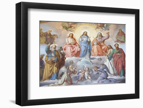 God, Jesus and Mary, Vatican Museum, Vatican, Rome, Lazio, Italy, Europe-Godong-Framed Photographic Print