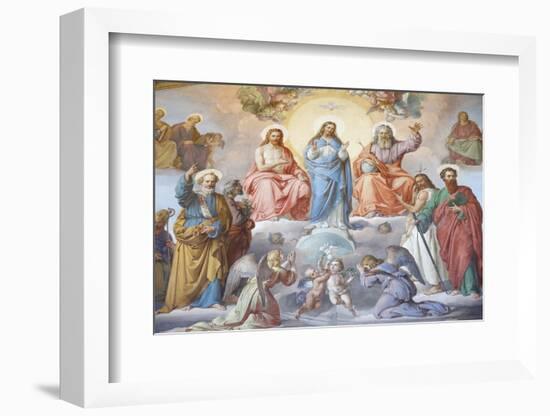 God, Jesus and Mary, Vatican Museum, Vatican, Rome, Lazio, Italy, Europe-Godong-Framed Photographic Print
