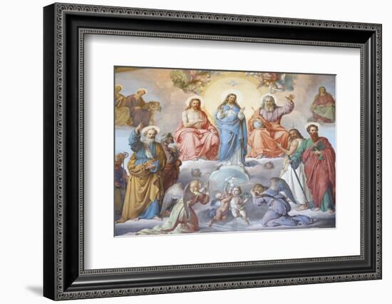 God, Jesus and Mary, Vatican Museum, Vatican, Rome, Lazio, Italy, Europe-Godong-Framed Photographic Print