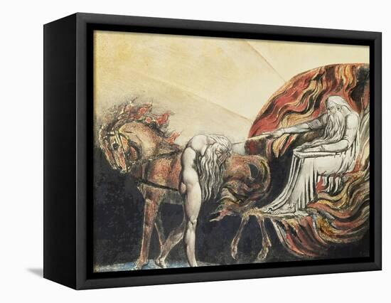 God Judging Adam, 1795-William Blake-Framed Premier Image Canvas