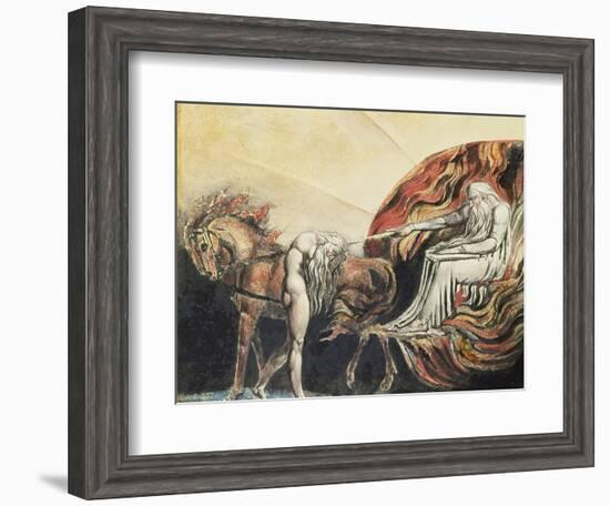 God Judging Adam, 1795-William Blake-Framed Giclee Print