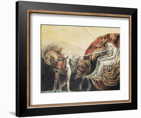 God Judging Adam, 1795-William Blake-Framed Giclee Print