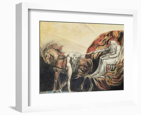 God Judging Adam, 1795-William Blake-Framed Giclee Print