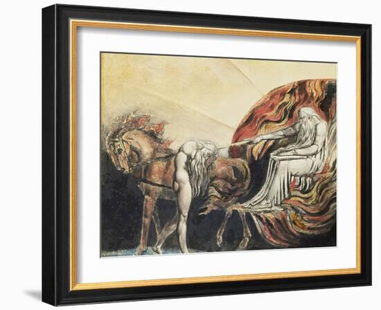 God Judging Adam, 1795-William Blake-Framed Giclee Print