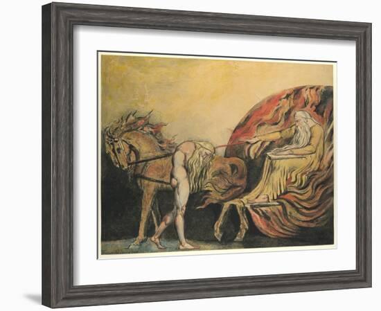 God Judging Adam, c.1795-William Blake-Framed Giclee Print