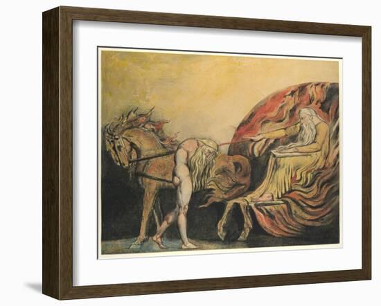 God Judging Adam, c.1795-William Blake-Framed Giclee Print