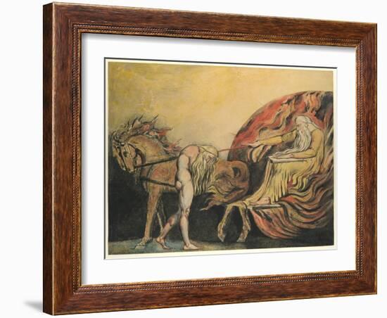 God Judging Adam, c.1795-William Blake-Framed Giclee Print