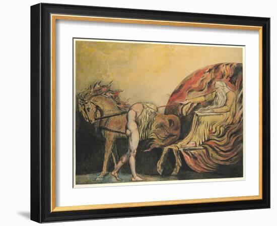 God Judging Adam, c.1795-William Blake-Framed Giclee Print