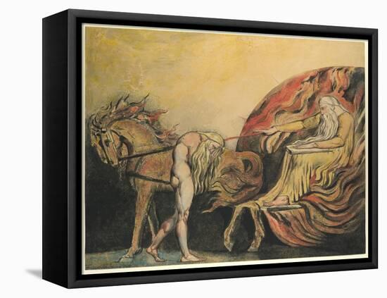God Judging Adam, c.1795-William Blake-Framed Premier Image Canvas