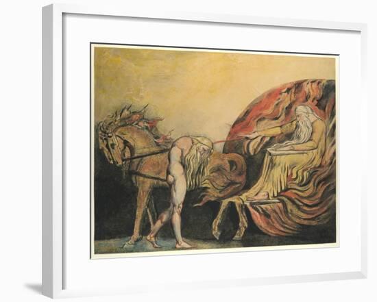 God Judging Adam, c.1795-William Blake-Framed Giclee Print