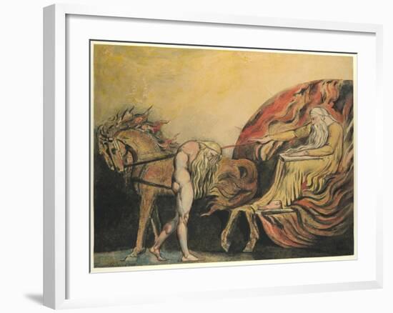God Judging Adam, c.1795-William Blake-Framed Giclee Print