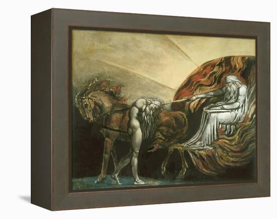 God Judging Adam-William Blake-Framed Premier Image Canvas