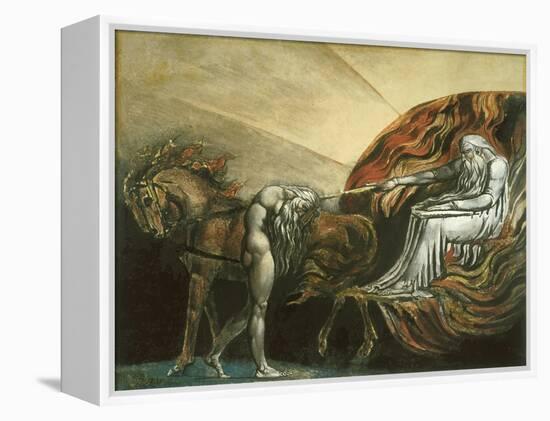 God Judging Adam-William Blake-Framed Premier Image Canvas