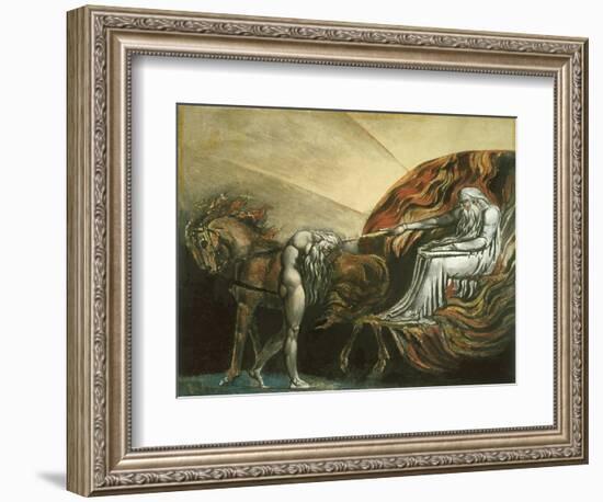 God Judging Adam-William Blake-Framed Giclee Print