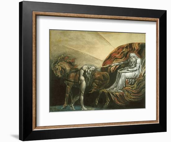 God Judging Adam-William Blake-Framed Giclee Print