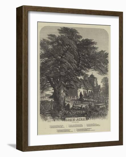 God's Acre-Samuel Read-Framed Giclee Print