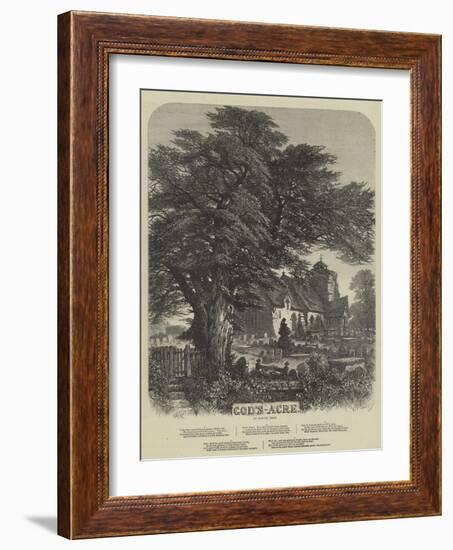 God's Acre-Samuel Read-Framed Giclee Print