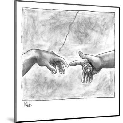 God S Hand Touching Adam S Hand A La Sistine Chapel Ceiling With