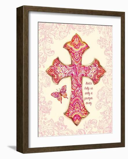 God's Help-Bella Dos Santos-Framed Art Print