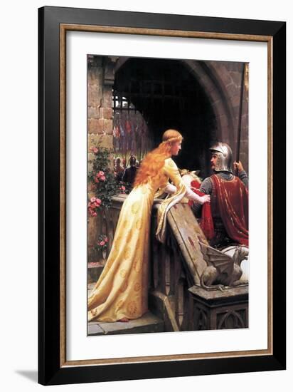 God Speed Fair Knight-Edmund Blair Leighton-Framed Art Print