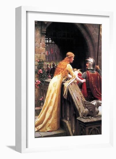 God Speed Fair Knight-Edmund Blair Leighton-Framed Art Print