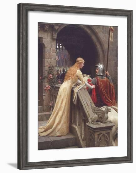 God Speed-Edmund Leighton-Framed Art Print