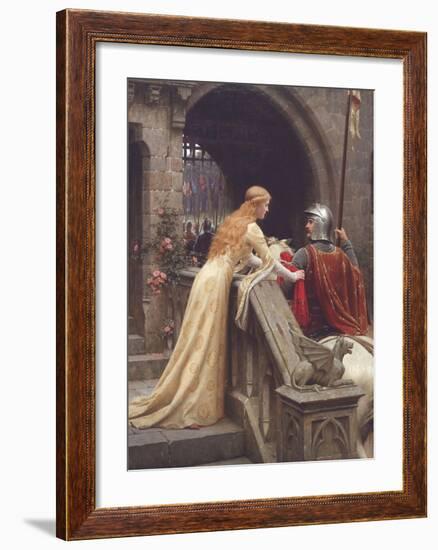 God Speed-Edmund Leighton-Framed Art Print