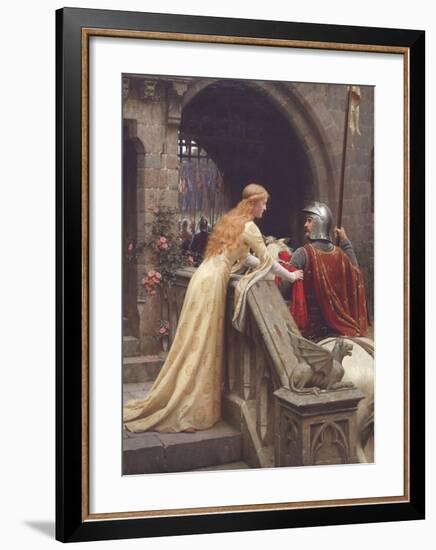 God Speed-Edmund Leighton-Framed Art Print