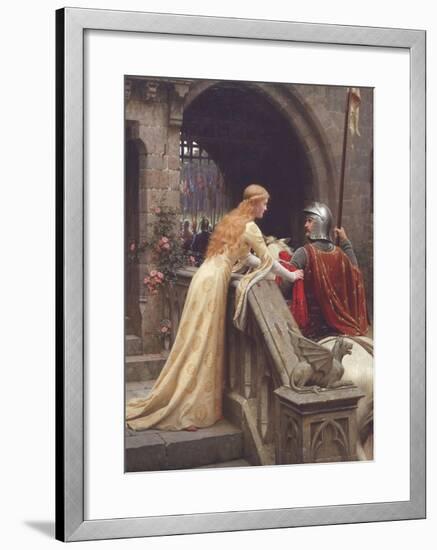 God Speed-Edmund Leighton-Framed Art Print