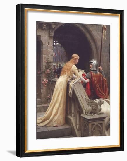 God Speed-Edmund Leighton-Framed Art Print