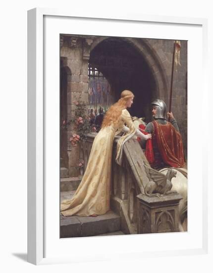 God Speed-Edmund Leighton-Framed Art Print