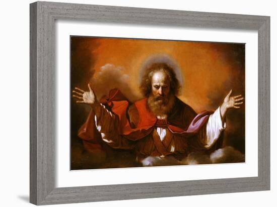 God the Eternal Father (Inv 130)-Guercino (Giovanni Francesco Barbieri)-Framed Giclee Print