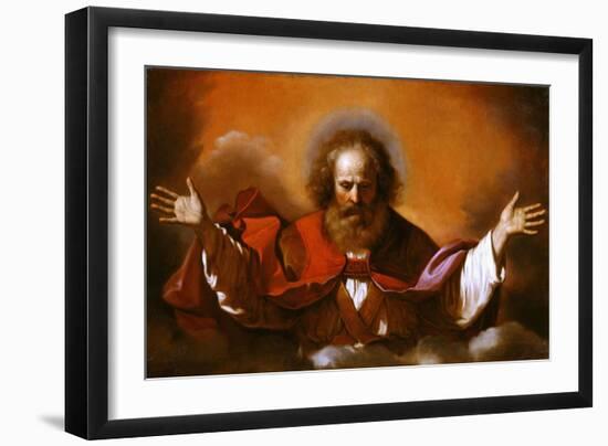 God the Eternal Father (Inv 130)-Guercino (Giovanni Francesco Barbieri)-Framed Giclee Print