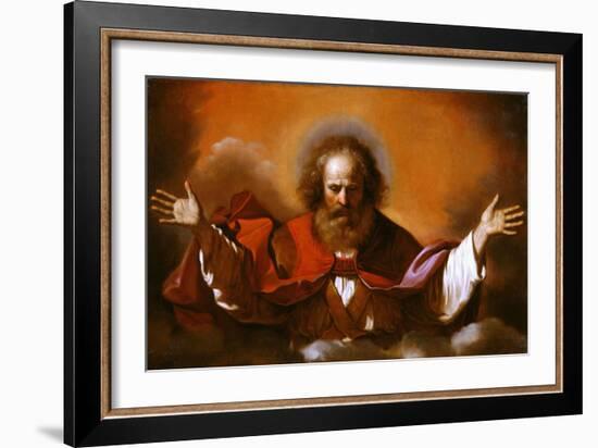 God the Eternal Father (Inv 130)-Guercino (Giovanni Francesco Barbieri)-Framed Giclee Print