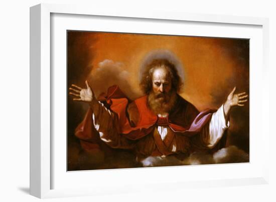 God the Eternal Father (Inv 130)-Guercino (Giovanni Francesco Barbieri)-Framed Giclee Print