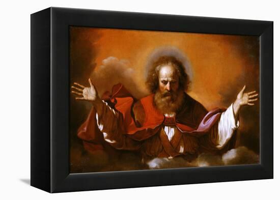 God the Eternal Father (Inv 130)-Guercino (Giovanni Francesco Barbieri)-Framed Premier Image Canvas