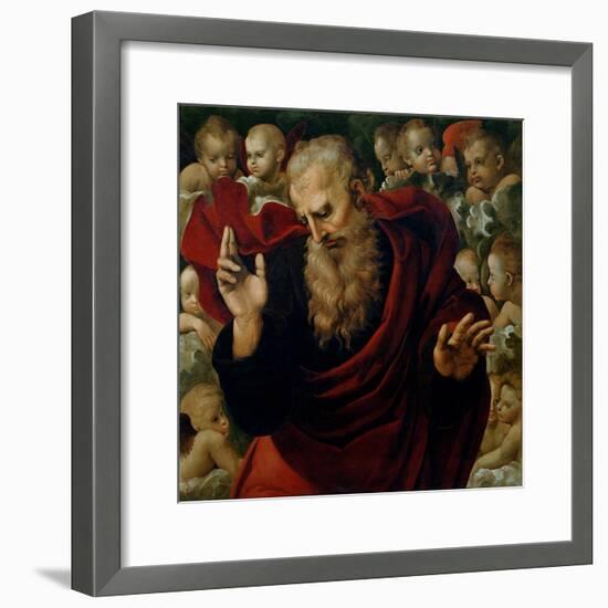 God the Father Blessing-Raphael-Framed Giclee Print