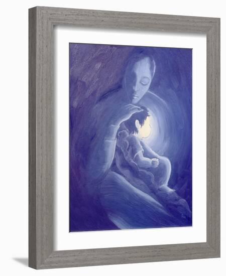 God the Father Loves Us as His Children with a Tender and Unfailing Love, 2000-Elizabeth Wang-Framed Giclee Print