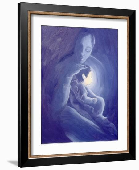 God the Father Loves Us as His Children with a Tender and Unfailing Love, 2000-Elizabeth Wang-Framed Giclee Print