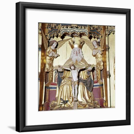 God the Father with Christ altarpiece from Lubeck, 1470-1480-Unknown-Framed Giclee Print