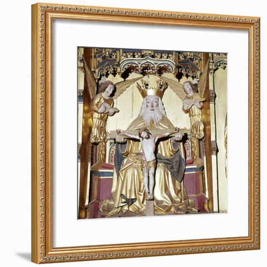 God the Father with Christ altarpiece from Lubeck, 1470-1480-Unknown-Framed Giclee Print