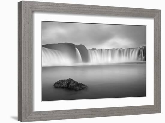 Godafoss Panorama 1-Moises Levy-Framed Photographic Print