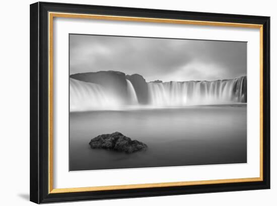 Godafoss Panorama 1-Moises Levy-Framed Photographic Print