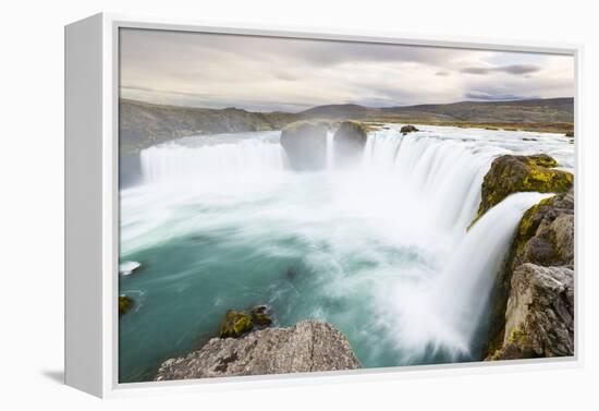 Godafoss Waterfall, Iceland, Polar Regions-Miles Ertman-Framed Premier Image Canvas